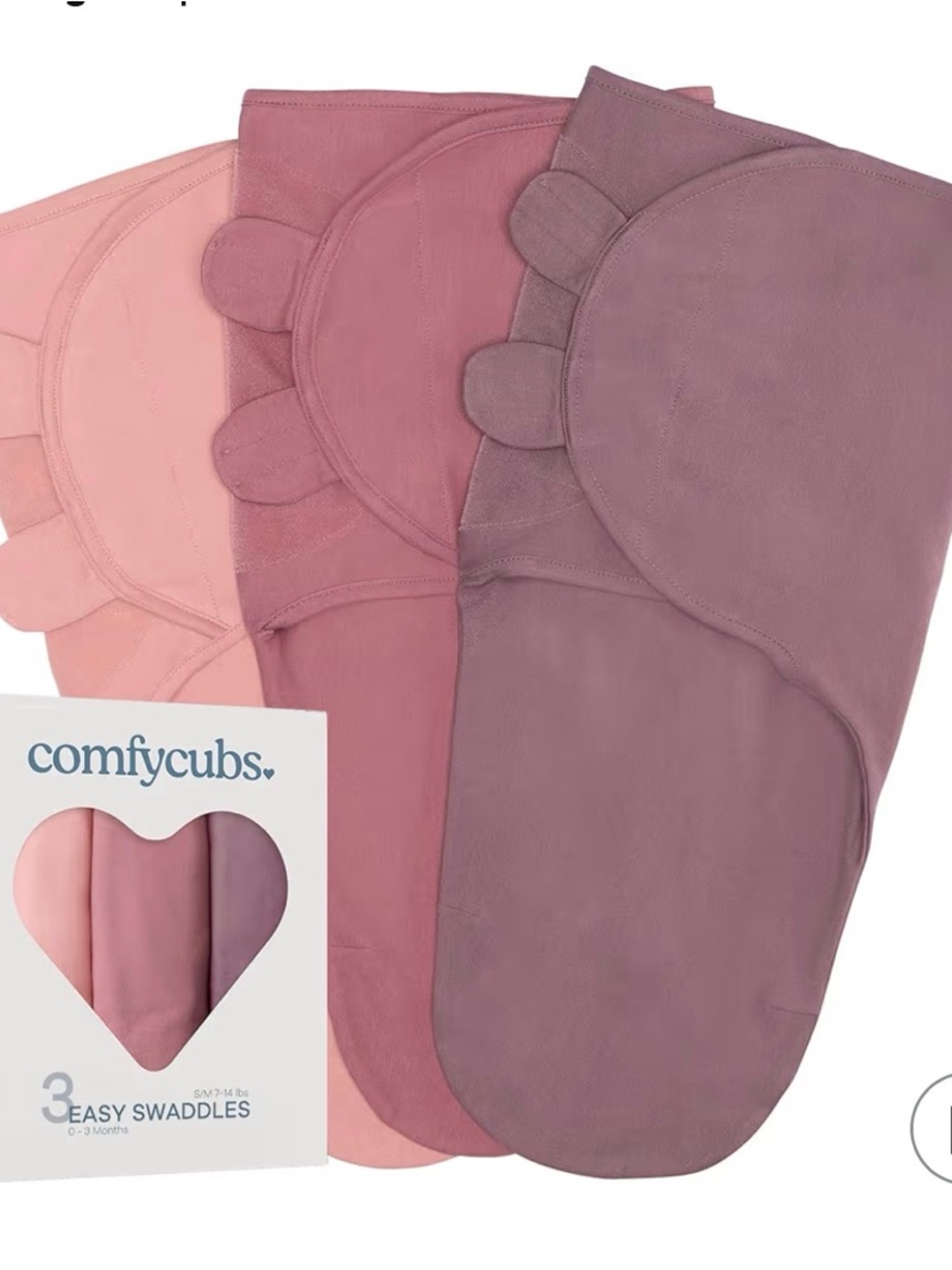 Comfycubs 3-Pack swaddle